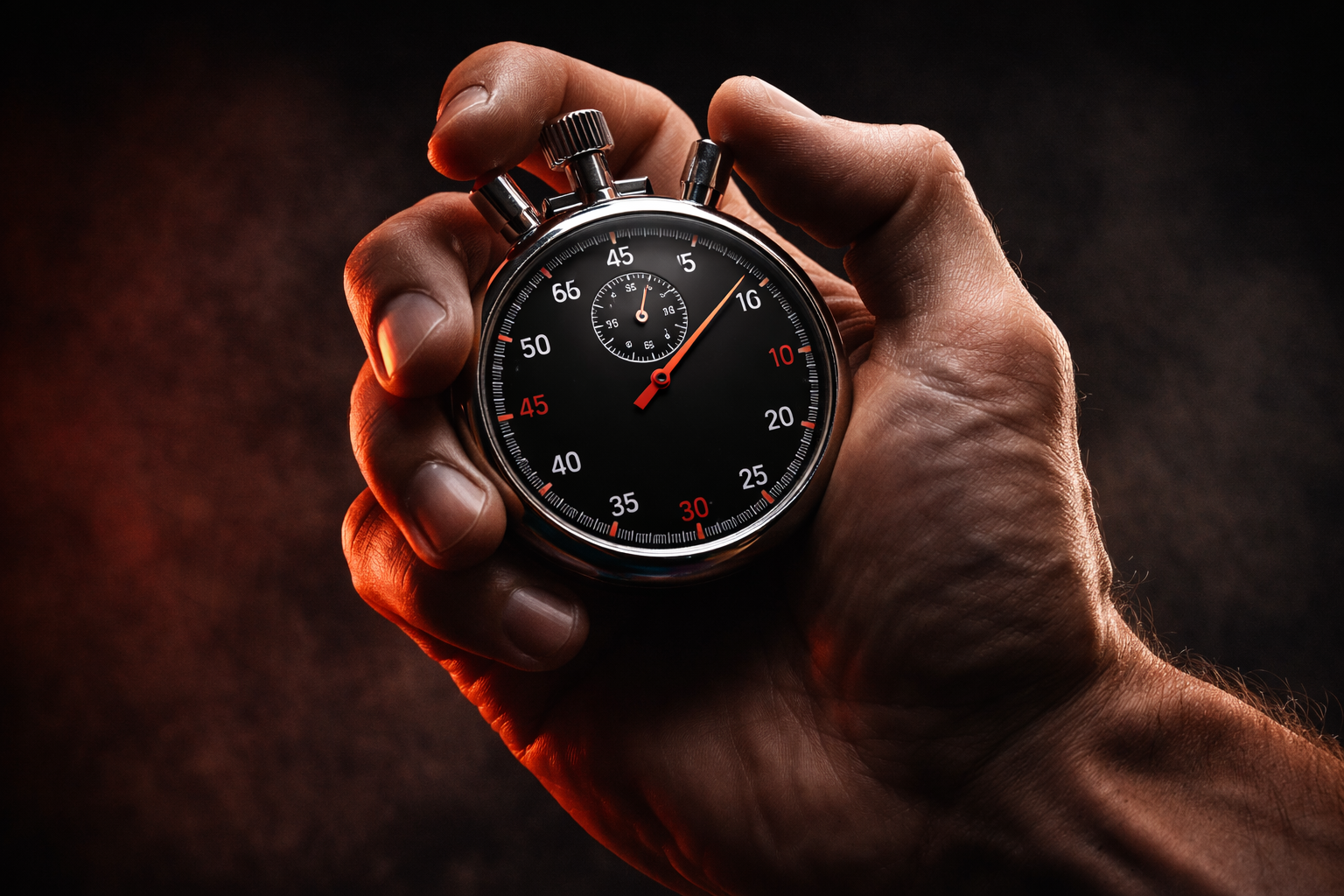 Man with total control over climax timing